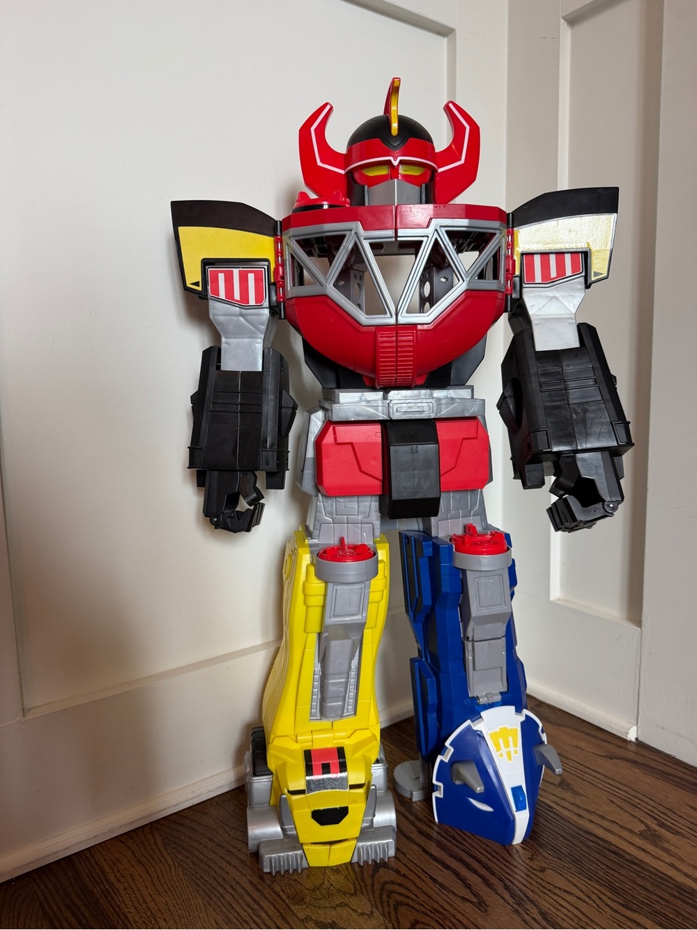 Fisher-Price Red, Yellow & Blue Megazord Robot Action Figure